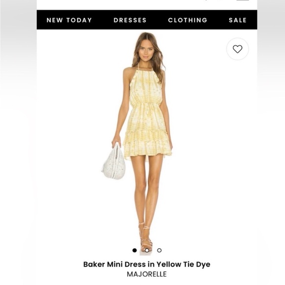 Majorelle Tie-Dye Halter Ruffle Sundress - Picture 3 of 3